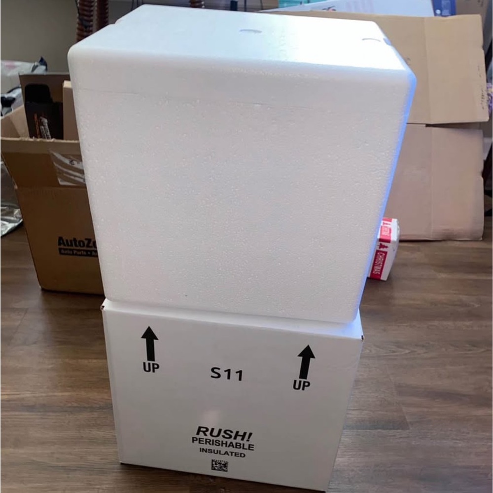 PROPAK FOAM INSULATED SHIPPER KIT COOLER MEDS FOOD TAXIDERMY BAKERY $65 XL